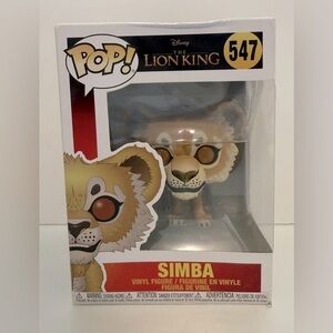 NWT Funko Pop Lion Figure - Simba